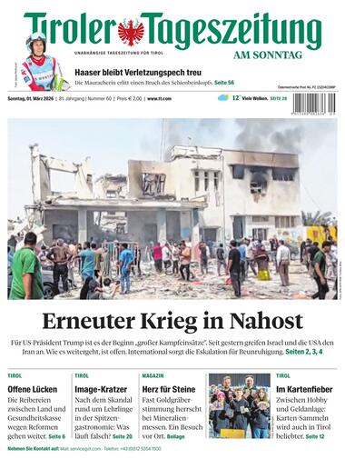 TT am Sonntag 2026-03-01