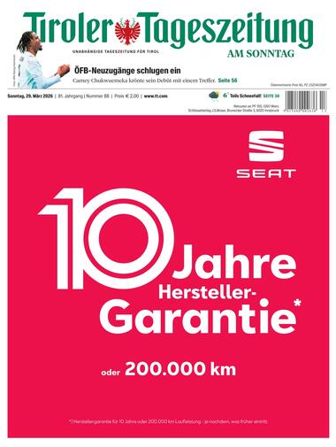 TT am Sonntag 2026-03-29