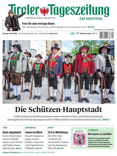 TT am Sonntag 2026-05-17