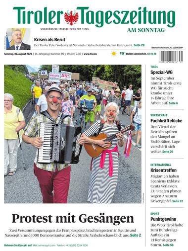 TT am Sonntag 2026-08-02