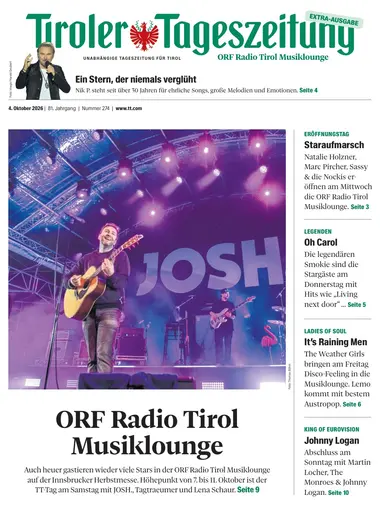 Sonntag Beilage 2026-10-04